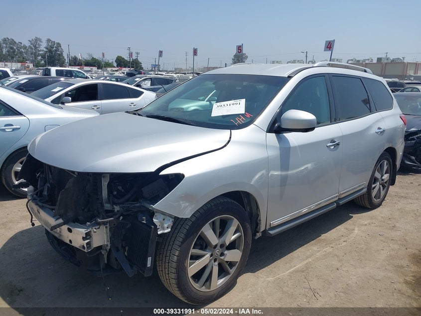 2013 NISSAN PATHFINDER PLATINUM - 5N1AR2MM8DC617410