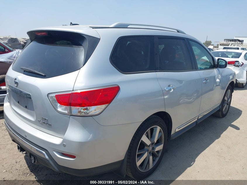 2013 NISSAN PATHFINDER PLATINUM - 5N1AR2MM8DC617410