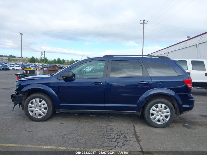 2018 Dodge Journey Se VIN: 3C4PDCAB6JT384858 Lot: 39332067