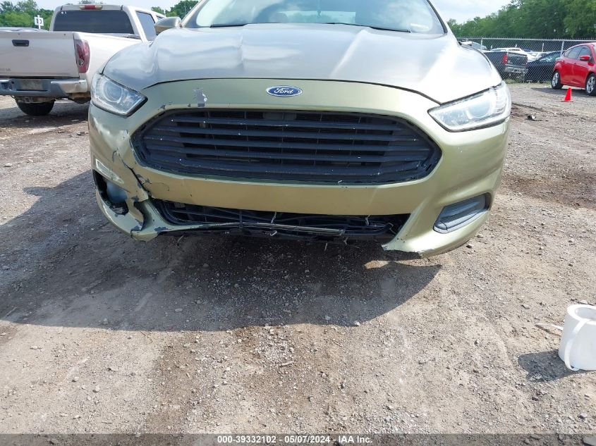 2013 Ford Fusion S VIN: 3FA6P0G74DR166302 Lot: 39332102