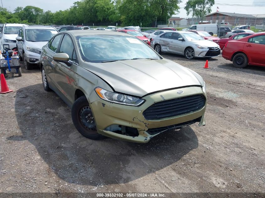 2013 FORD FUSION S - 3FA6P0G74DR166302