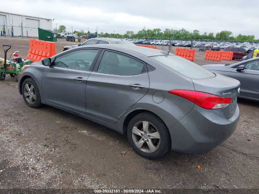 2011 Hyundai Elantra Gls VIN: 5NPDH4AE5BH061331 Lot: 39332151