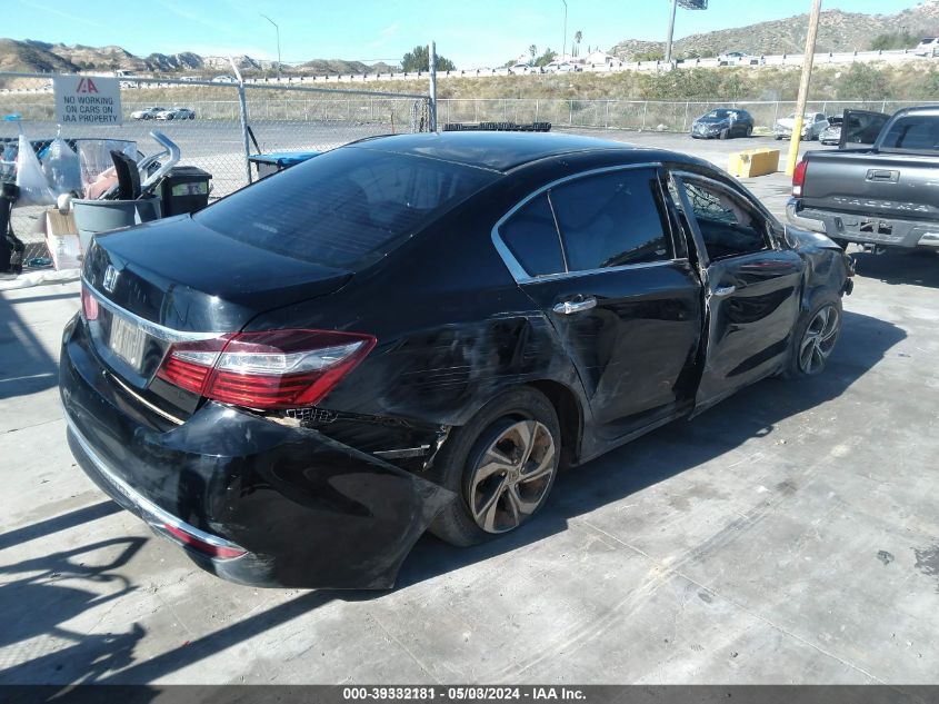 2016 Honda Accord Lx VIN: 1HGCR2F30GA080471 Lot: 39332181