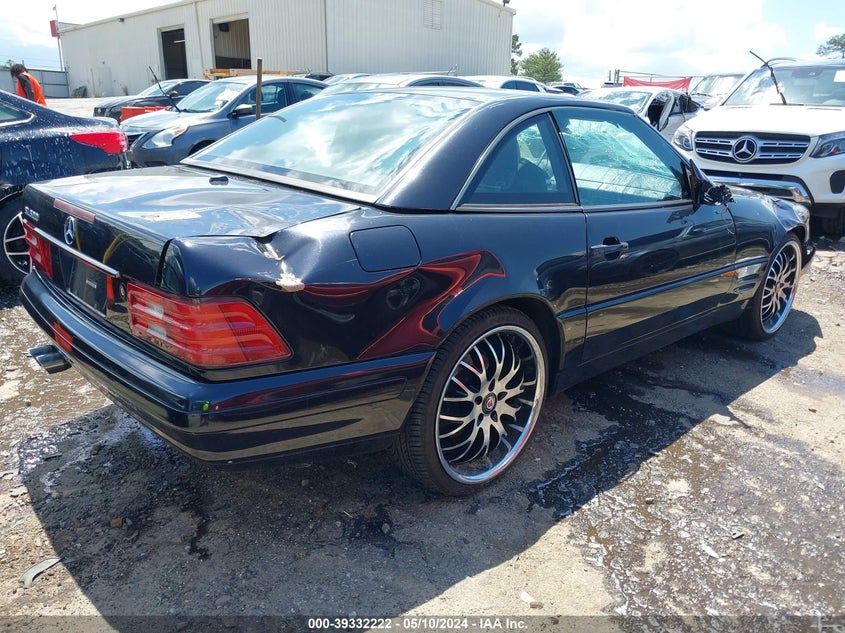 2000 Mercedes-Benz Sl 500 VIN: WDBFA68F9YF187930 Lot: 39332222