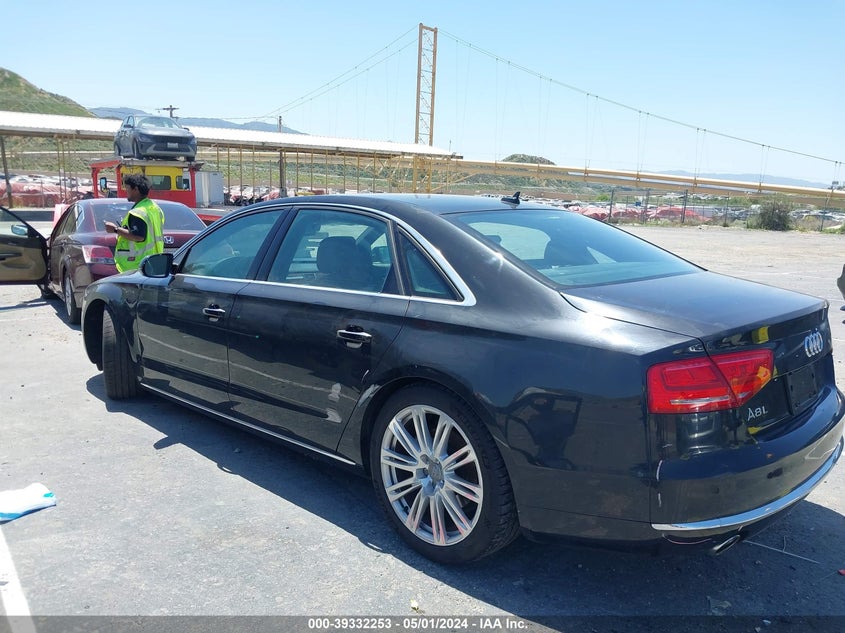 2014 Audi A8 L 3.0T VIN: WAURGAFD4EN008516 Lot: 39332253