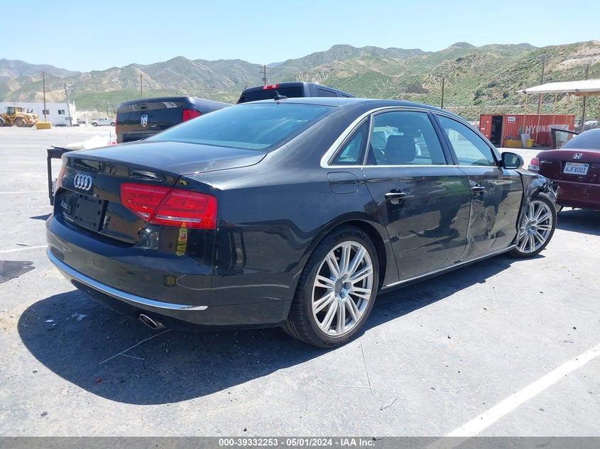 2014 Audi A8 L 3.0T VIN: WAURGAFD4EN008516 Lot: 39332253