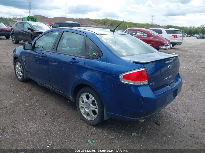 2008 Ford Focus Se/Ses VIN: 1FAHP35N58W229888 Lot: 39332289