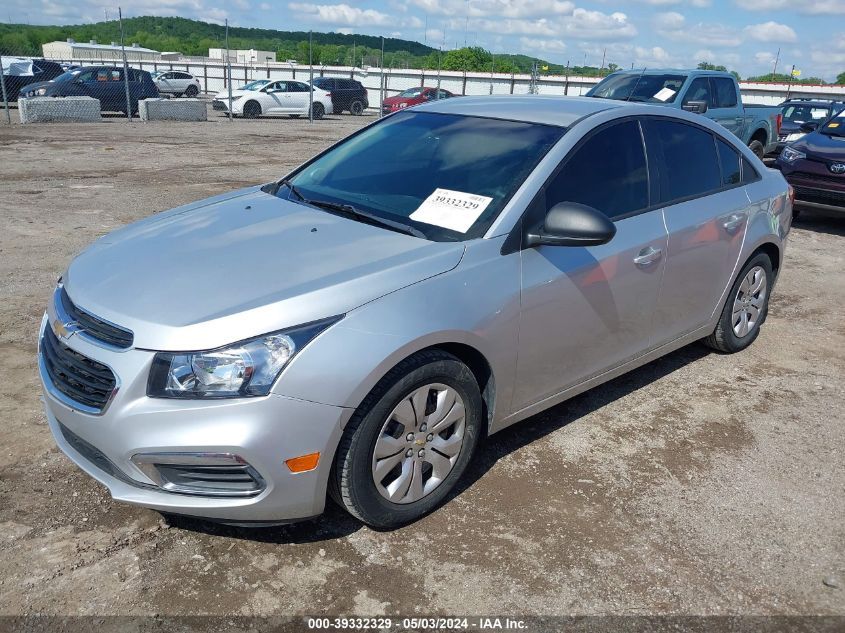 2015 Chevrolet Cruze Ls Auto VIN: 1G1PA5SH1F7108020 Lot: 39332329