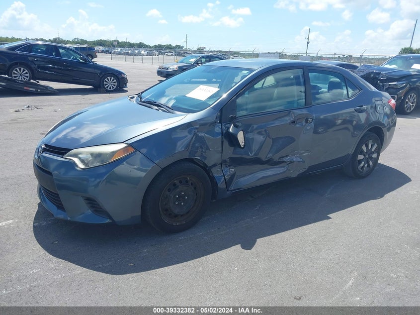 2014 TOYOTA COROLLA L/LE/LE PLS/PRM/S/S PLS - 2T1BURHE4EC036286