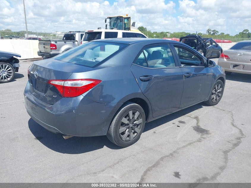 2014 TOYOTA COROLLA L/LE/LE PLS/PRM/S/S PLS - 2T1BURHE4EC036286