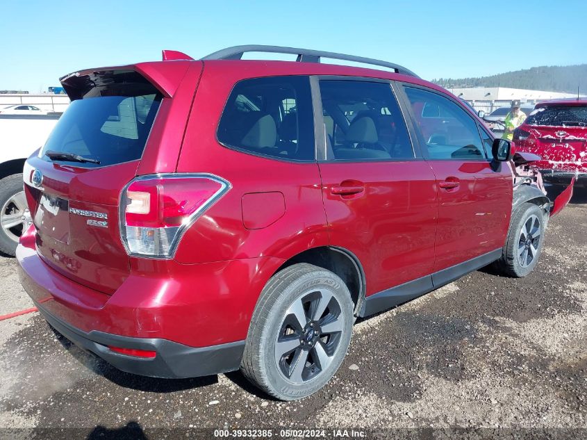 2017 Subaru Forester 2.5I Premium VIN: JF2SJAEC9HH810904 Lot: 39332385