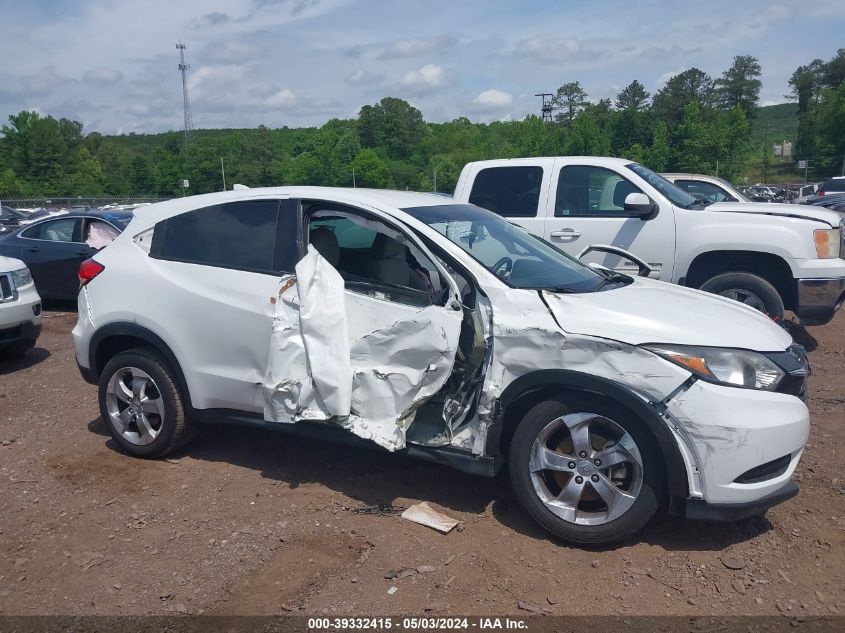 2018 Honda Hr-V Lx VIN: 3CZRU5H39JM722793 Lot: 39332415