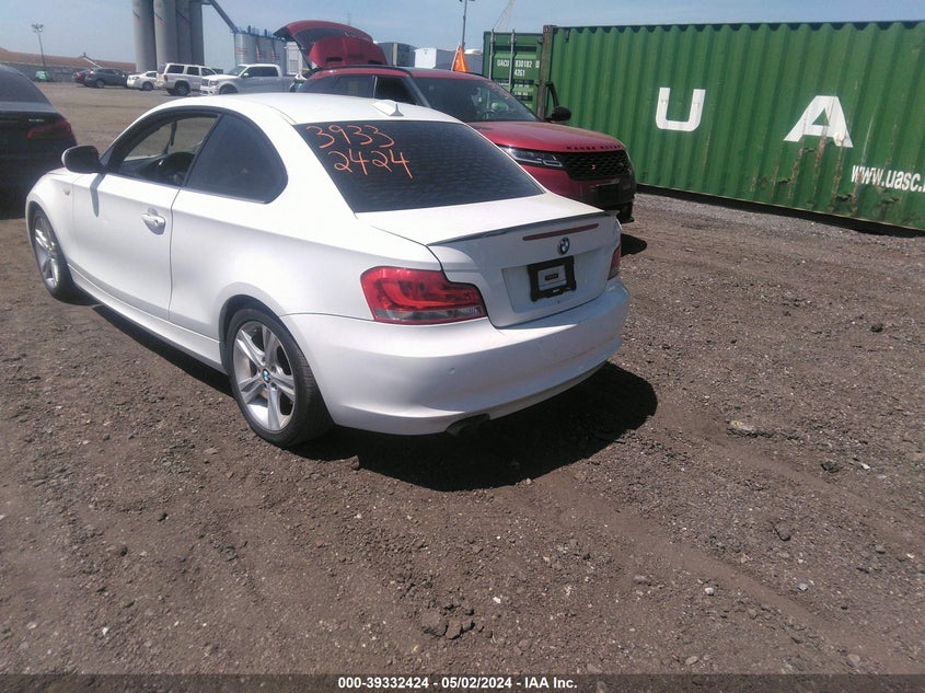 2012 BMW 128I VIN: WBAUP9C59CVL91937 Lot: 39332424