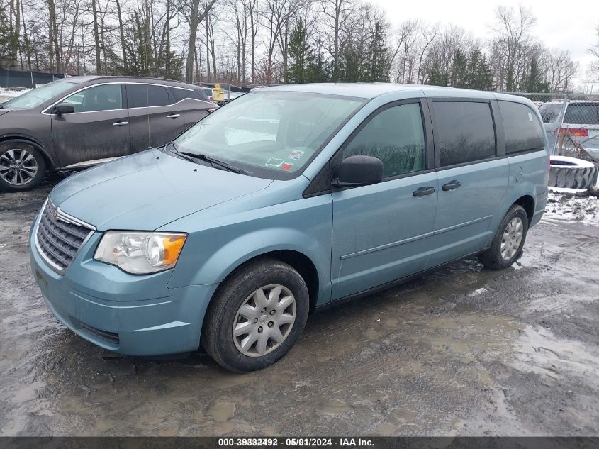 2008 Chrysler Town & Country Lx VIN: 2A8HR44H48R606797 Lot: 39332492