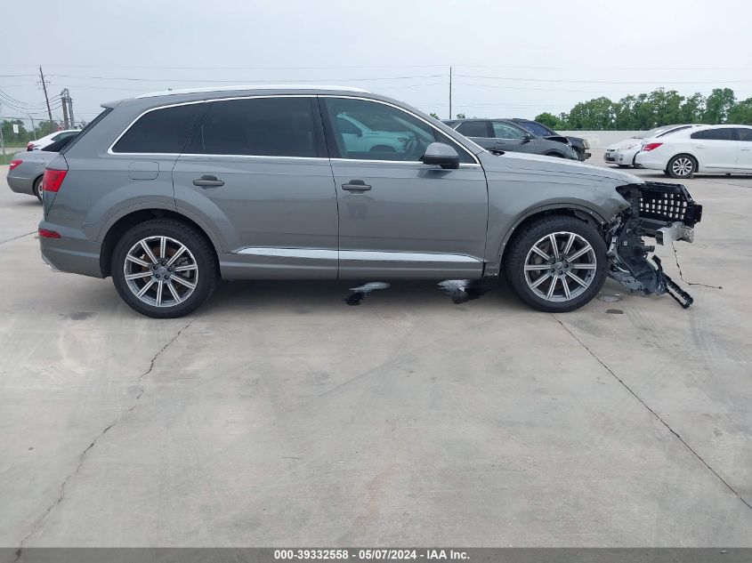 2018 Audi Q7 3.0T Premium VIN: WA1VAAF76JD018715 Lot: 39332558