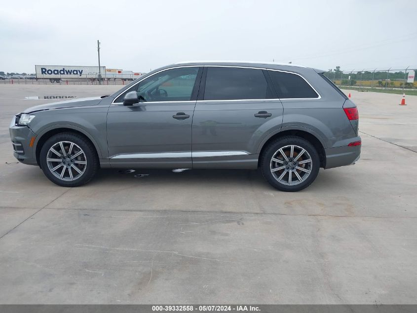 2018 Audi Q7 3.0T Premium VIN: WA1VAAF76JD018715 Lot: 39332558