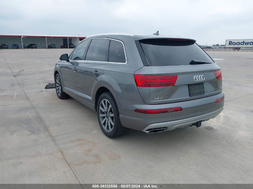 2018 Audi Q7 3.0T Premium VIN: WA1VAAF76JD018715 Lot: 39332558