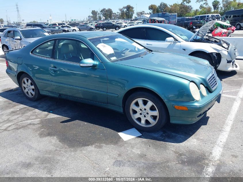 2001 Mercedes-Benz Clk 320 VIN: WDBLJ65G31F190750 Lot: 39332560