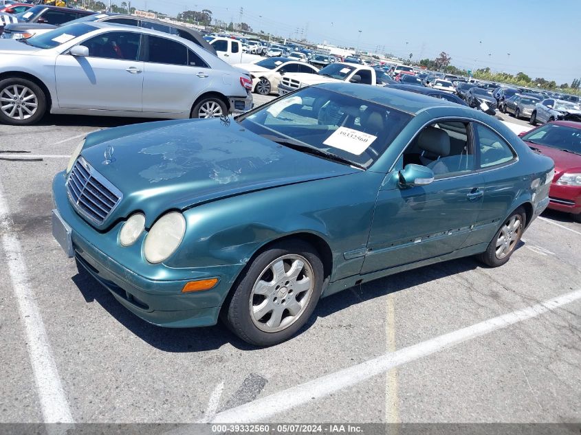 2001 Mercedes-Benz Clk 320 VIN: WDBLJ65G31F190750 Lot: 39332560