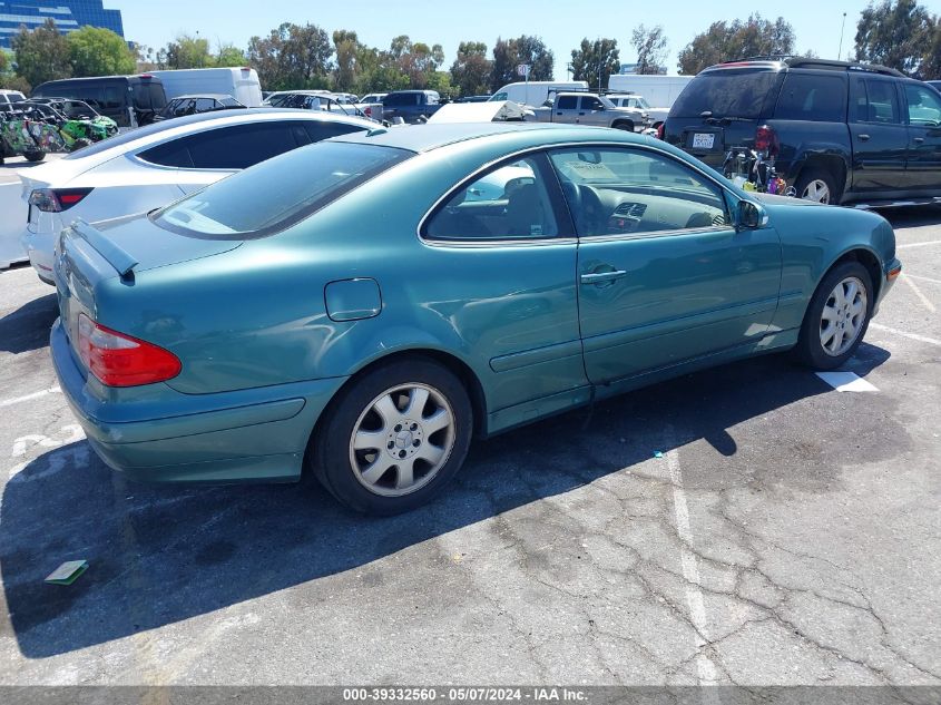 2001 Mercedes-Benz Clk 320 VIN: WDBLJ65G31F190750 Lot: 39332560