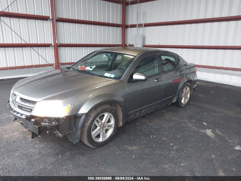 2012 DODGE AVENGER VIN: 1C3CDZCBXCN163432