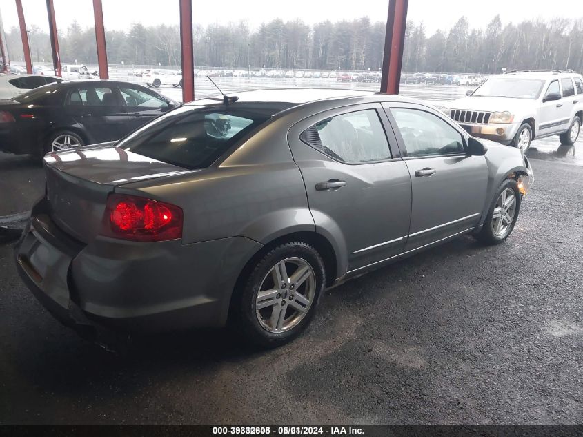 2012 DODGE AVENGER VIN: 1C3CDZCBXCN163432