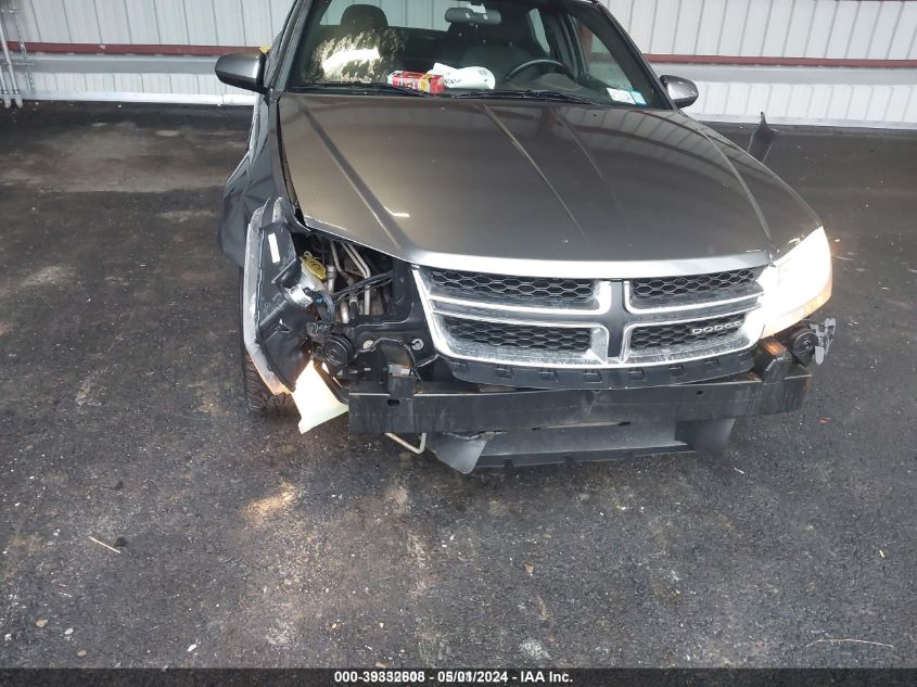 2012 DODGE AVENGER VIN: 1C3CDZCBXCN163432