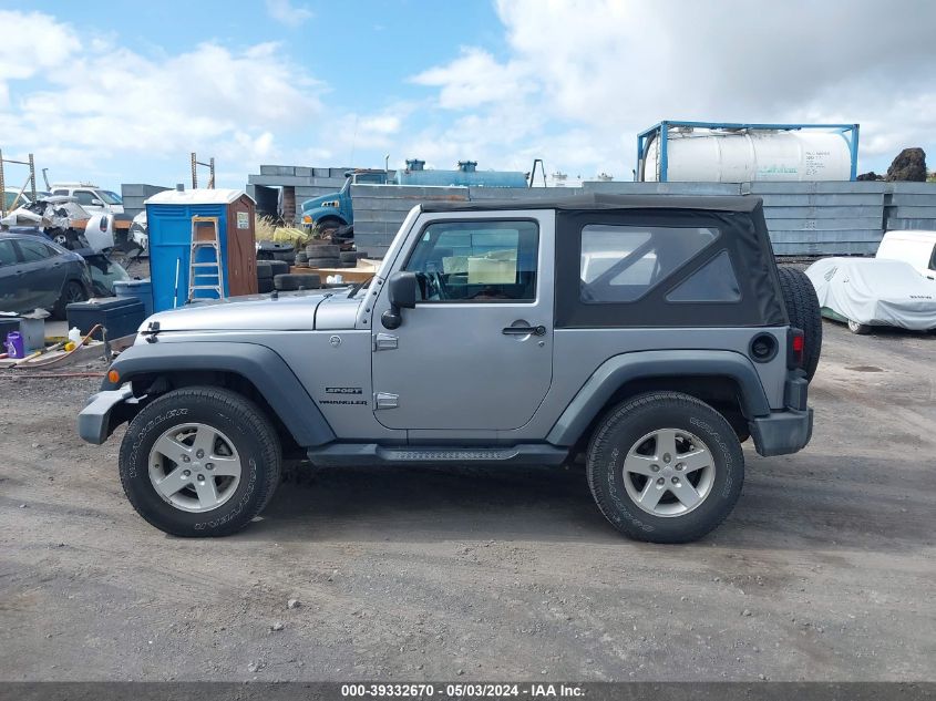 2017 Jeep Wrangler Sport 4X4 VIN: 1C4GJWAGXHL576702 Lot: 39332670