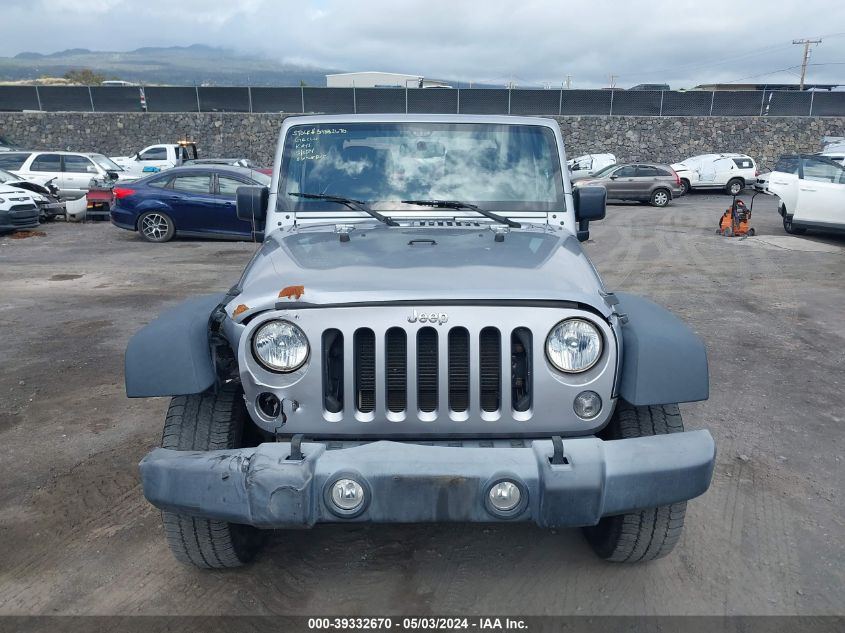 2017 Jeep Wrangler Sport 4X4 VIN: 1C4GJWAGXHL576702 Lot: 39332670