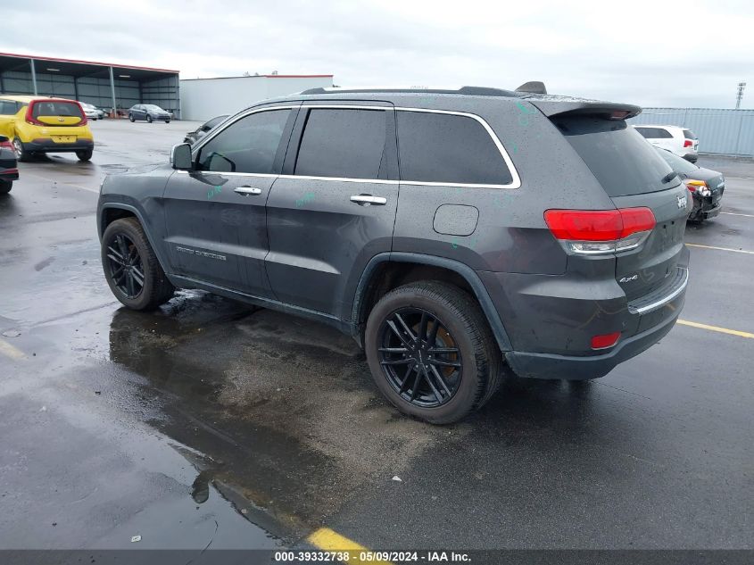 2017 Jeep Grand Cherokee Limited 4X4 VIN: 1C4RJFBG4HC824756 Lot: 39332738