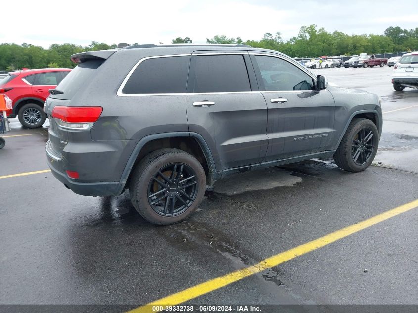 2017 Jeep Grand Cherokee Limited 4X4 VIN: 1C4RJFBG4HC824756 Lot: 39332738