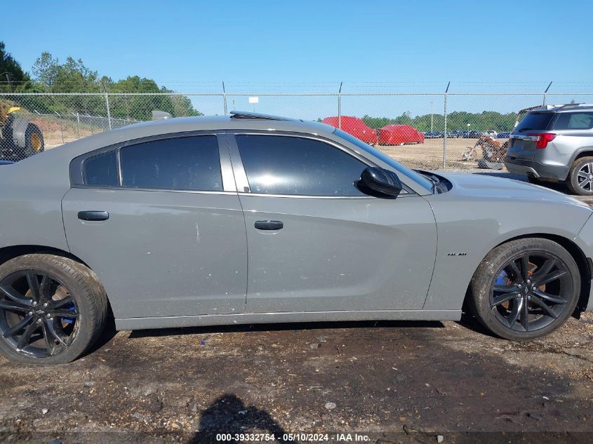 2018 Dodge Charger R/T Rwd VIN: 2C3CDXCTXJH199110 Lot: 39332754