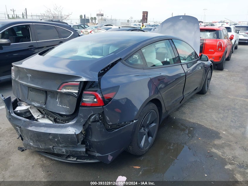 VIN 5YJ3E1EBXNF179882 2022 TESLA MODEL 3