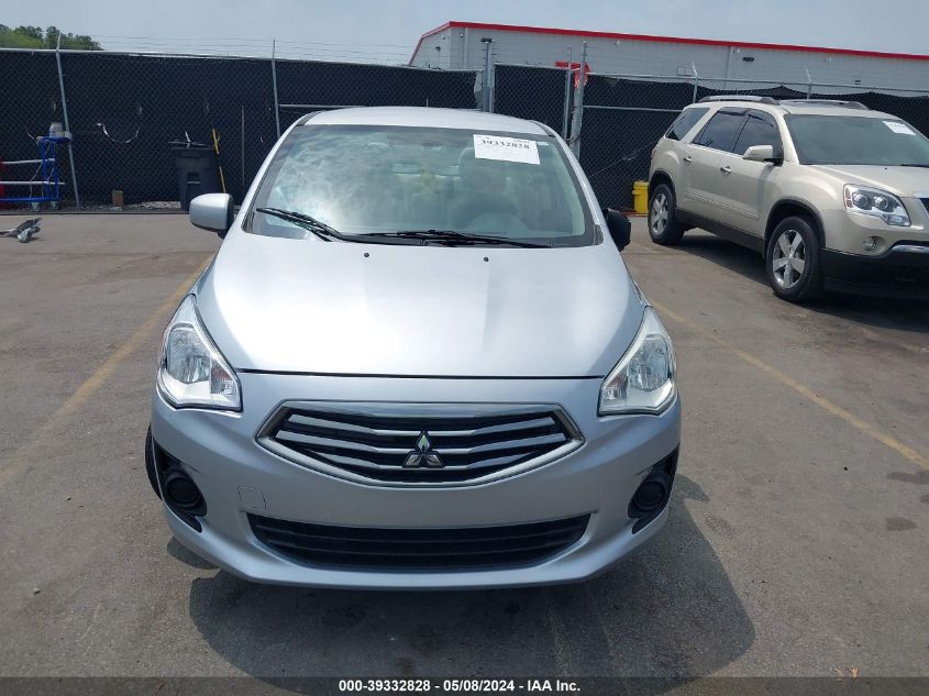 2017 Mitsubishi Mirage G4 Es VIN: ML32F3FJ9HHF07426 Lot: 39332828