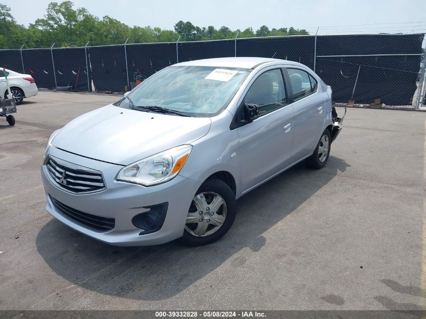 2017 Mitsubishi Mirage G4 Es VIN: ML32F3FJ9HHF07426 Lot: 39332828