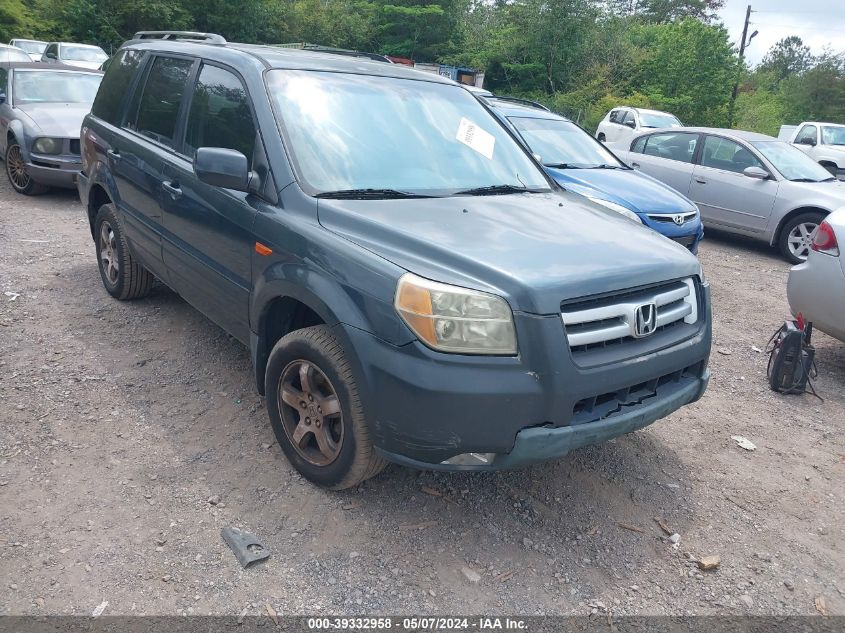 2006 Honda Pilot Ex-L VIN: 5FNYF28506B003553 Lot: 39332958