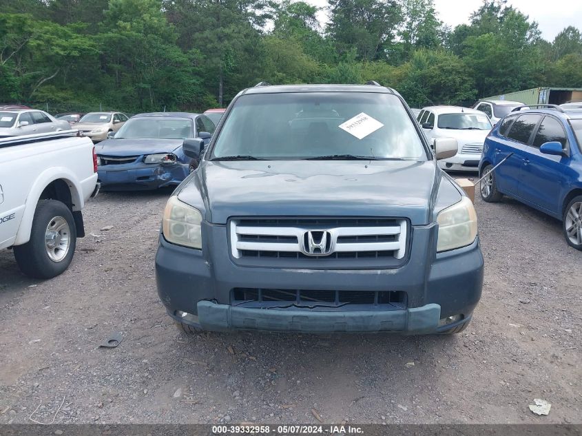 2006 Honda Pilot Ex-L VIN: 5FNYF28506B003553 Lot: 39332958