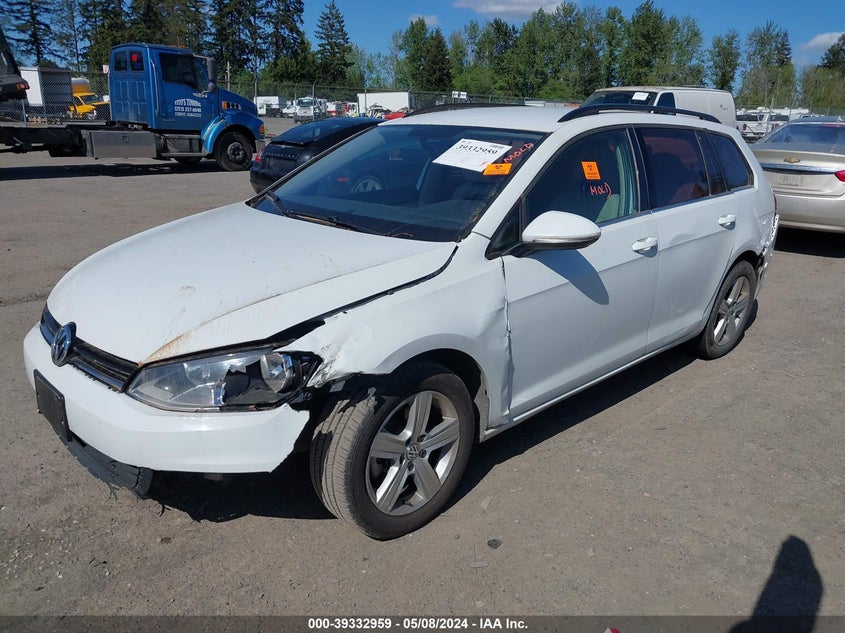 2015 VOLKSWAGEN GOLF SPORTWAGEN TDI S 4-DOOR - 3VWCA7AU8FM513441