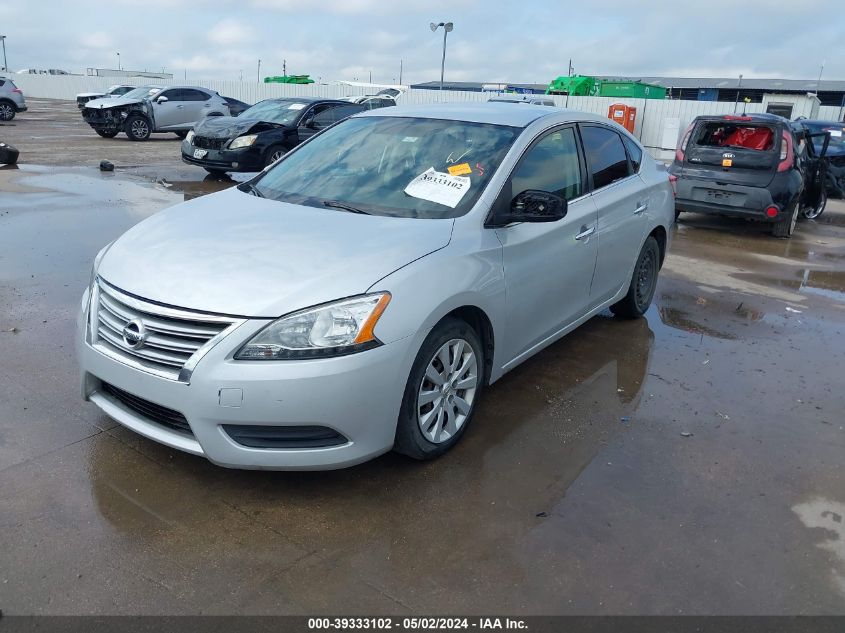 2015 Nissan Sentra Fe+ S/S/Sl/Sr/Sv VIN: 3N1AB7AP6FL660089 Lot: 39333102