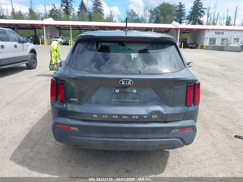 2021 Kia Sorento Lx VIN: 5XYRGDLC6MG008698 Lot: 39333138