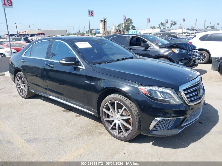 2017 Mercedes-Benz Amg S 65 VIN: WDDUG7KB0HA301769 Lot: 39333172