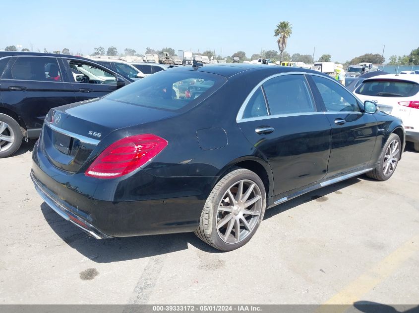 2017 Mercedes-Benz Amg S 65 VIN: WDDUG7KB0HA301769 Lot: 39333172