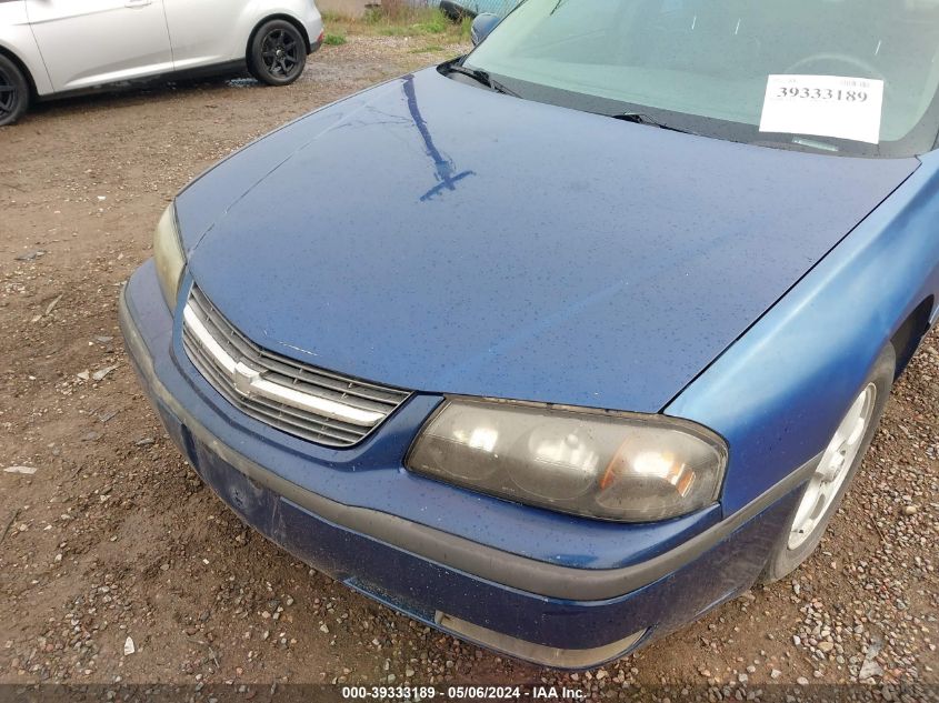 2003 Chevrolet Impala Ls VIN: 2G1WH52KX39428031 Lot: 40481062