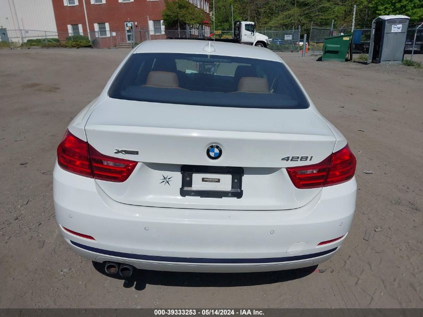 2016 BMW 428I xDrive VIN: WBA3N9C52GK249826 Lot: 39333253