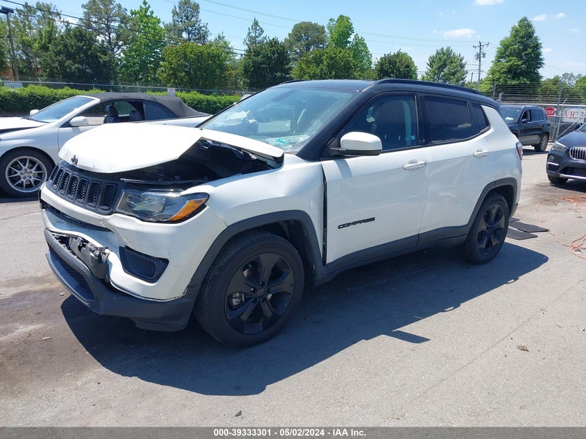 VIN 3C4NJCBB7KT835165 2019 JEEP COMPASS LATITUDE