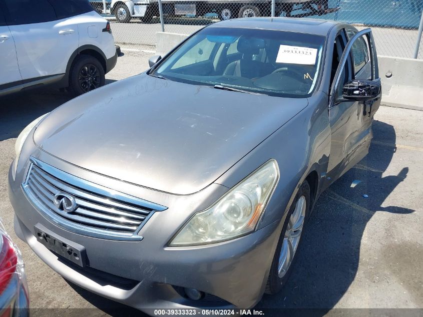 2010 Infiniti G37 Journey VIN: JN1CV6AP1AM403379 Lot: 39333323