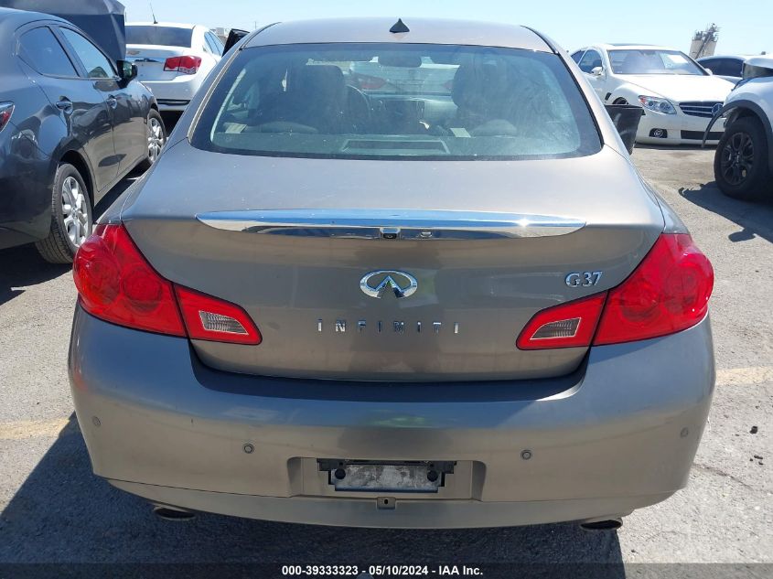 2010 Infiniti G37 Journey VIN: JN1CV6AP1AM403379 Lot: 39333323