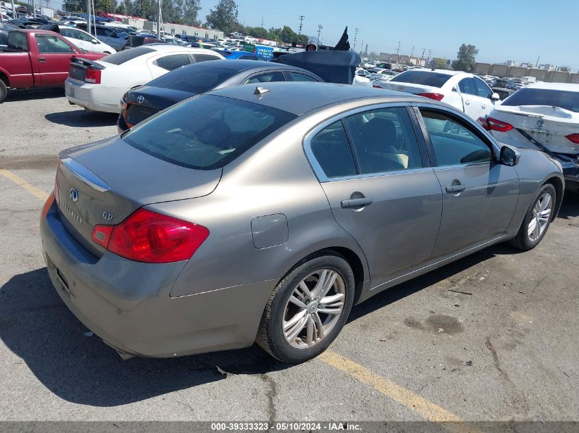 2010 Infiniti G37 Journey VIN: JN1CV6AP1AM403379 Lot: 39333323