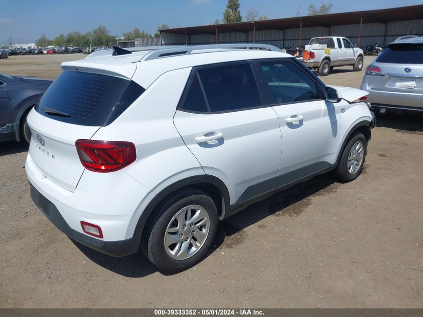 2020 Hyundai Venue Sel VIN: KMHRC8A32LU018076 Lot: 39333352