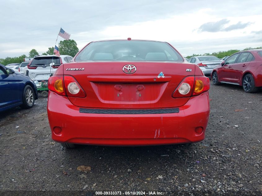 2010 Toyota Corolla Le VIN: 2T1BU4EE3AC304536 Lot: 39333373